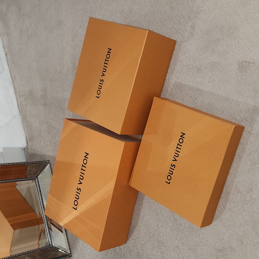 Louis Vuitton Magnetic Box Bundle (3 Huge Boxes Included In Sale)!
